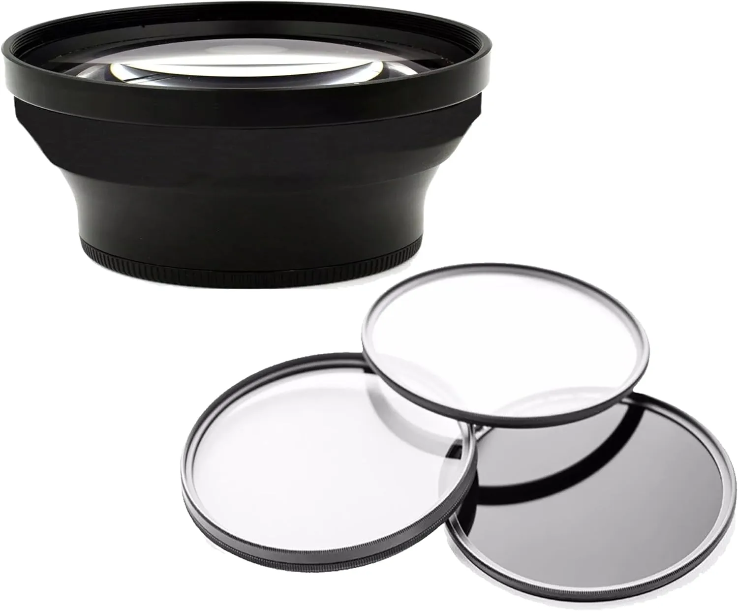 0.4X High Definition Super Wide Angle Lens w/Macro Compatible with Sony DSR-PD170   3 Piece Filter Kit