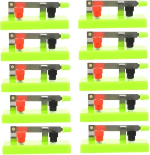 10Pcs Single Throw Switch for Science Projects Lightweight Electrical Tools for Students for Model Building and Hands Learning Activities
