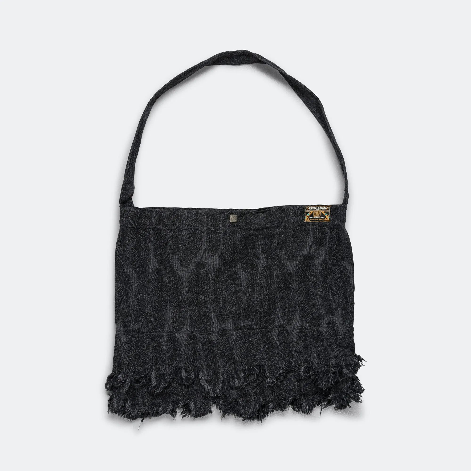 12oz MAGPIE Denim MEDICINE Bag - Black/Black