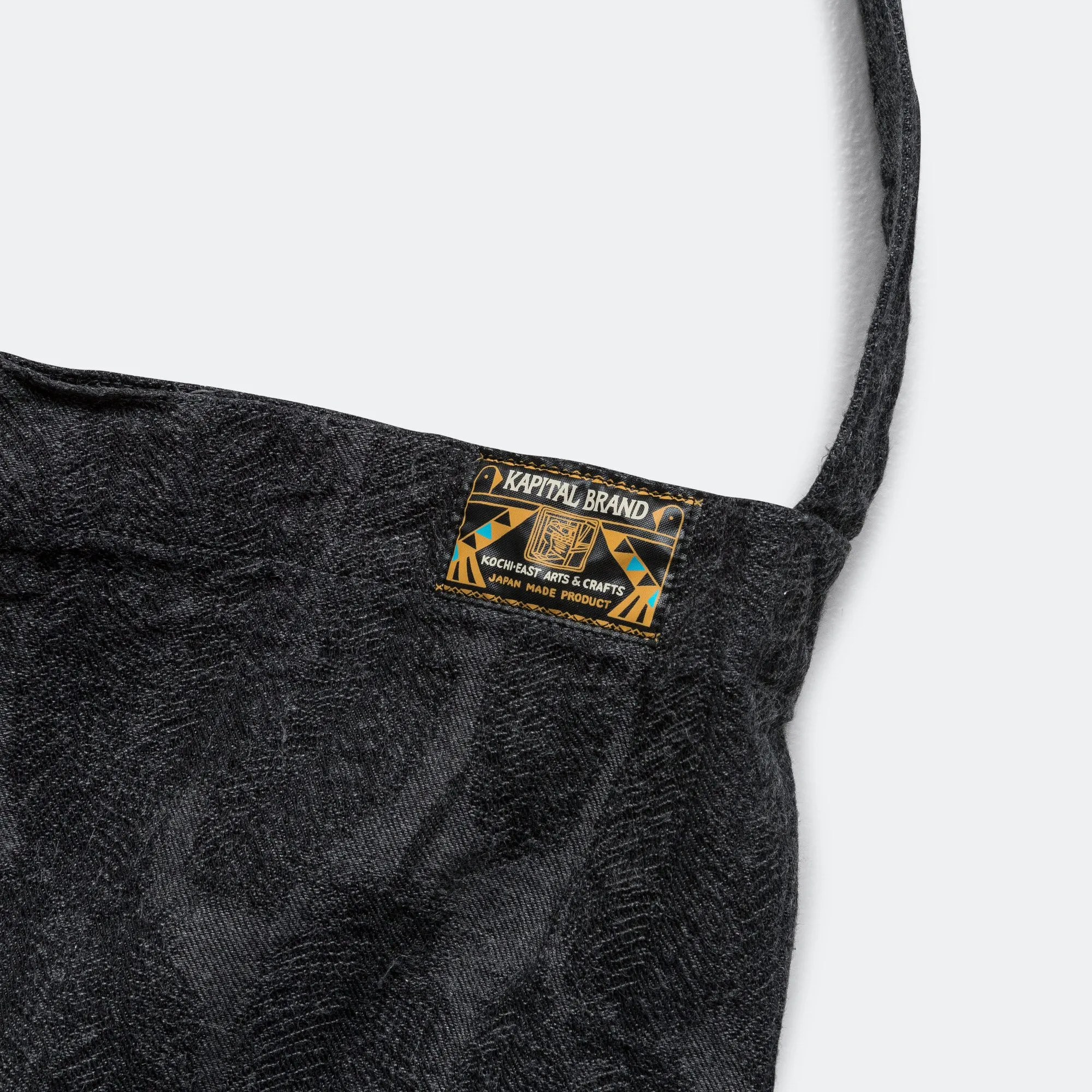 12oz MAGPIE Denim MEDICINE Bag - Black/Black