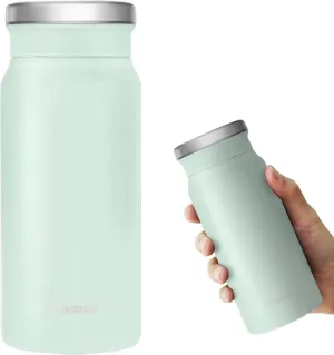 14oz Thermos Coffee Travel Mug Stainless Steel Coffee Mug Vacuum Insulated Double Wall Travel Coffee Mugs (Mint Green)
