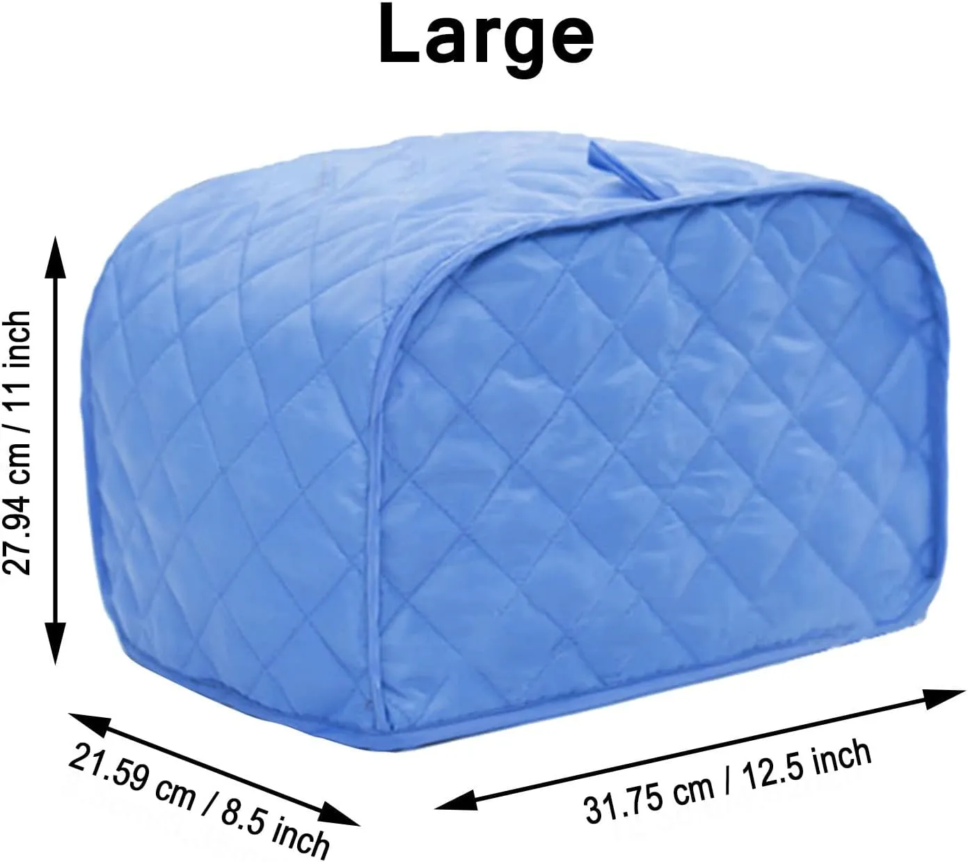 2 Slices Bread Toaster Cover Protector Home Small Appliance Cover Kitchen Tool Household Clothes Closet Storage (F, One Size)