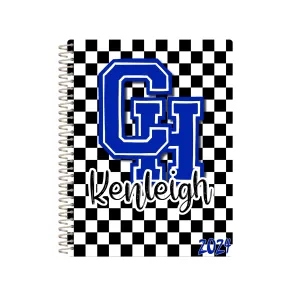 2024 First Semester Student Planner - BW PATTERN CENTRAL HEIGHTS