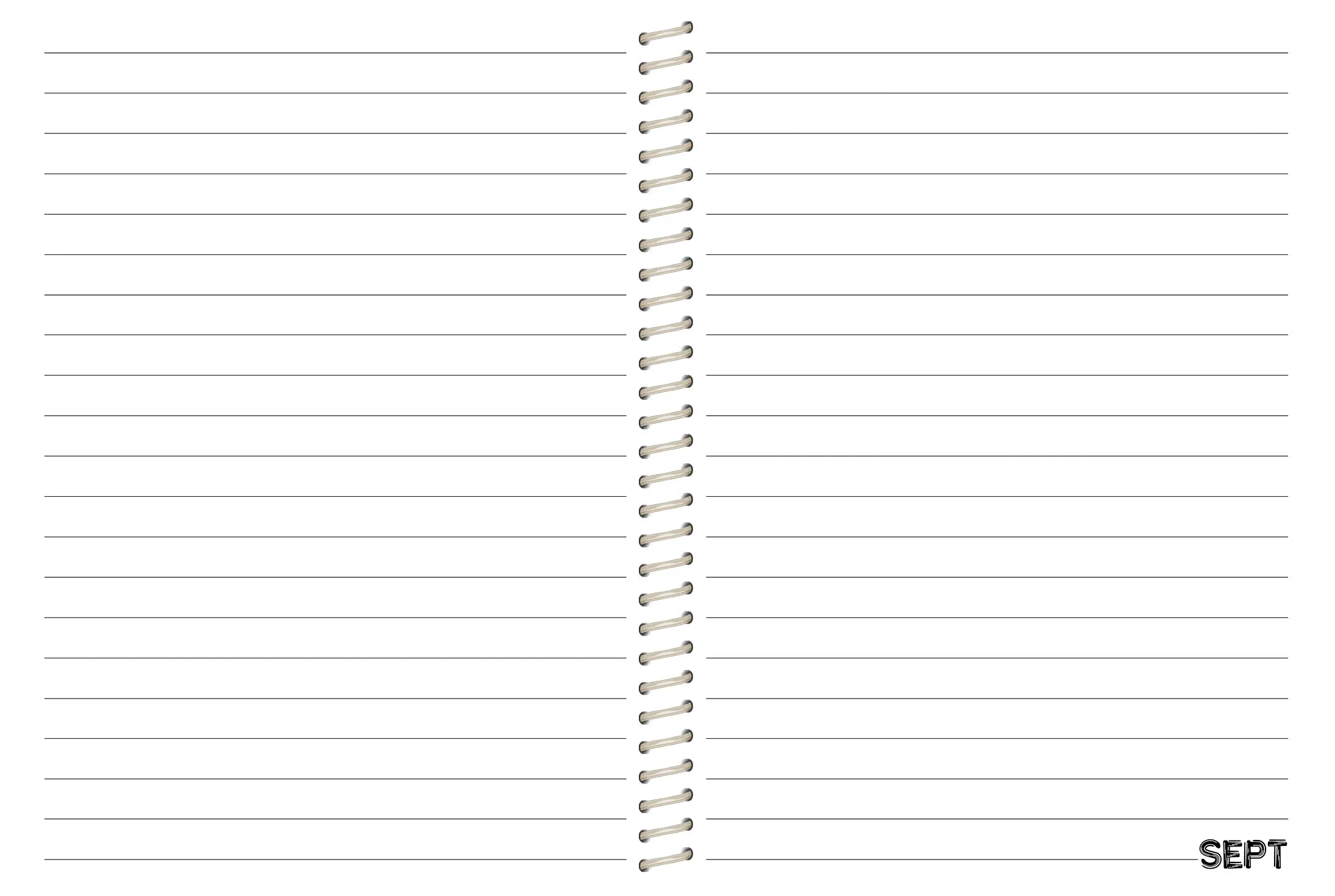 2024 First Semester Student Planner - BW PATTERN CENTRAL HEIGHTS