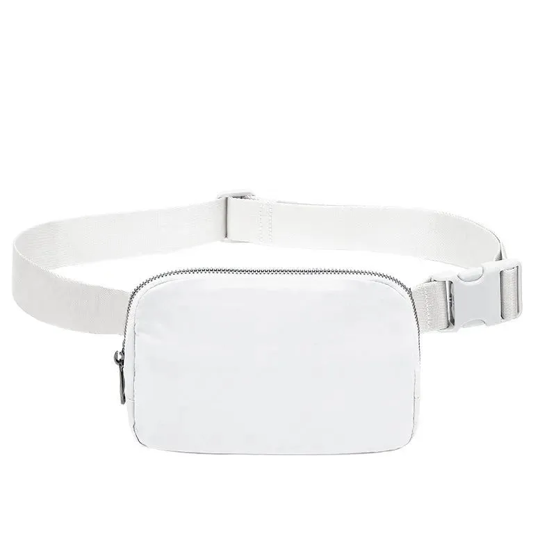2024 Women Waist Bag Zipper Fanny Pack Chest Bag Outdoor Sports Crossbody Shoulder Bag Casual Travel Female Belt Bag Money Pouch