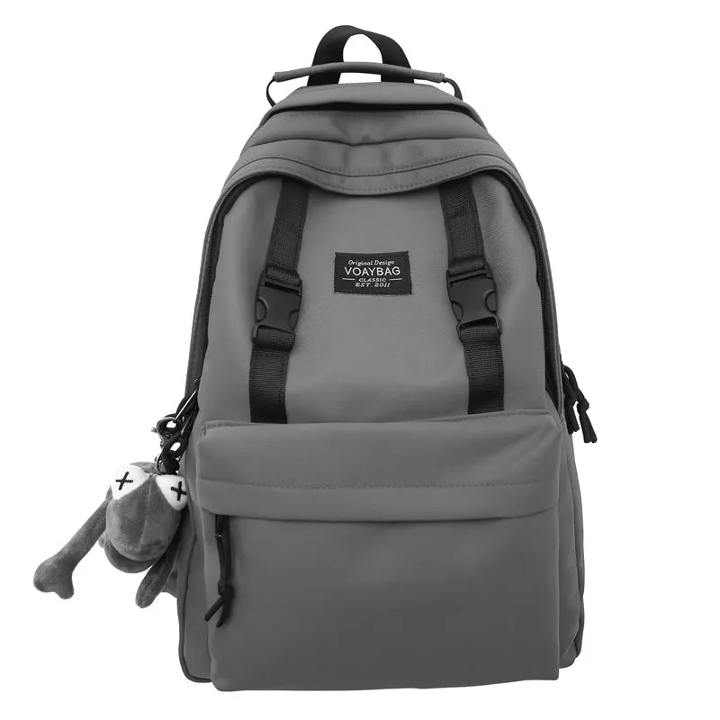 2025 Large capacity backpack couple schoolbag new junior high school high school college student schoolbag leisure travel bag lightweight backpack