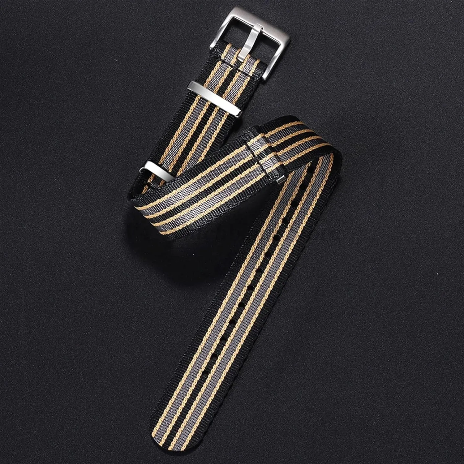 20mm High Density Nylon Strap For Omega Seamaster 007 Wristband For Rolex Military Watch Band Bracelet