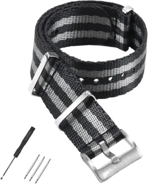 20mm High Density Nylon Strap For Omega Seamaster 007 Wristband For Rolex Military Watch Band Bracelet