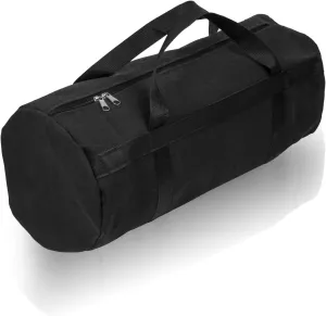 24" Grill Tool Storage Bag, Canvas, Black, Unisex, Classic Style, 60x24x24 cm/24*9.4*9.4 inches, Zipper Closure, Hand Strap, Perfect for Outdoor Grilling, Camping, Hiking