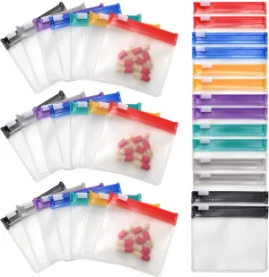 35&70 Pieces Pill Pouch Bags Zippered, Anglecai Reusable Pill Pouch for Medicine Bags Portable Self Sealing Travel Medicine Packets with Slide Lock Drug Baggies (70)