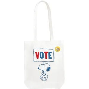 3P4 X Peanuts Vintage Market Tote - Snoopy Vote