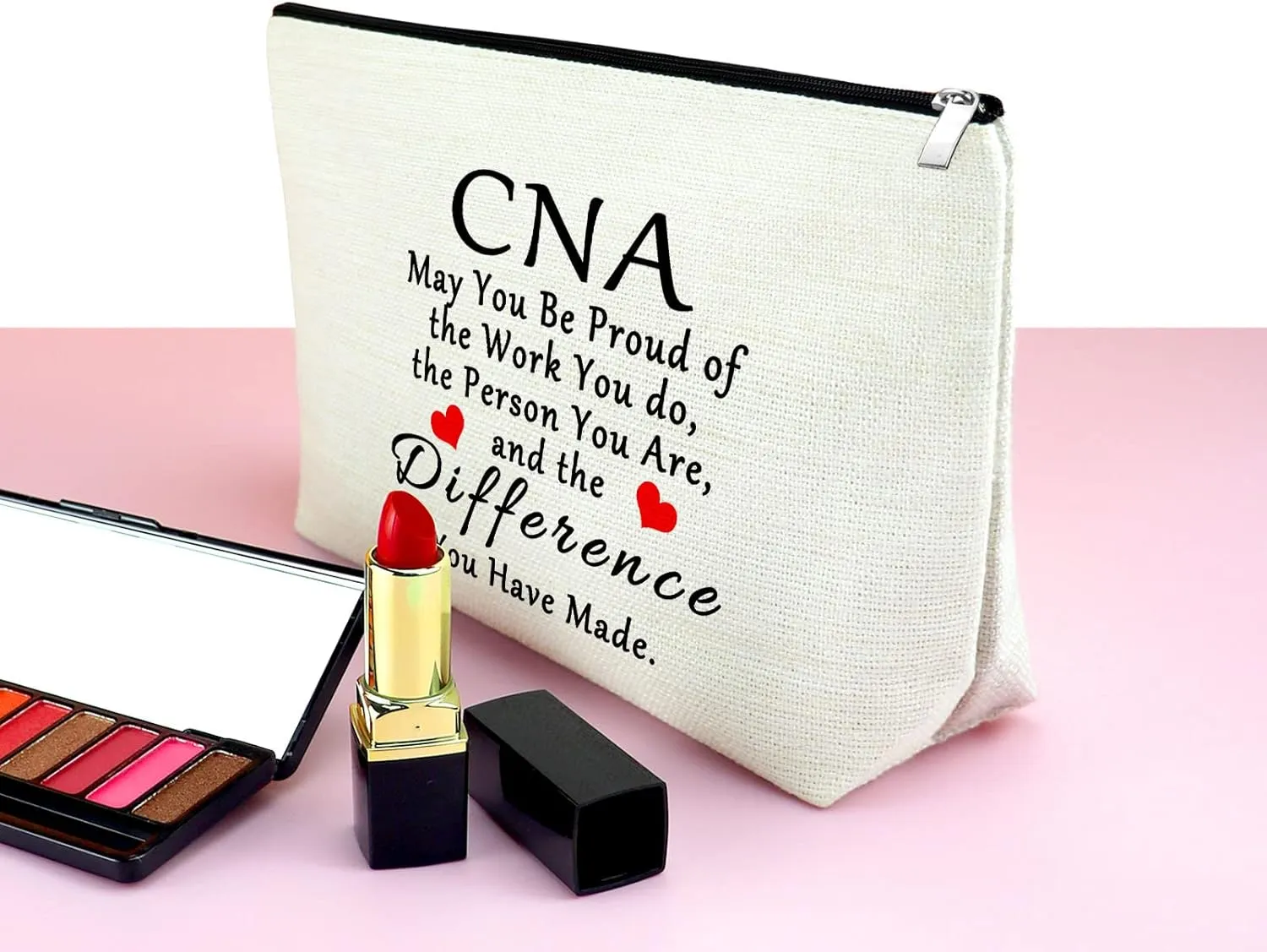 3Pcs CNA Makeup Bag Set Certified Nursing Assistant Gifts