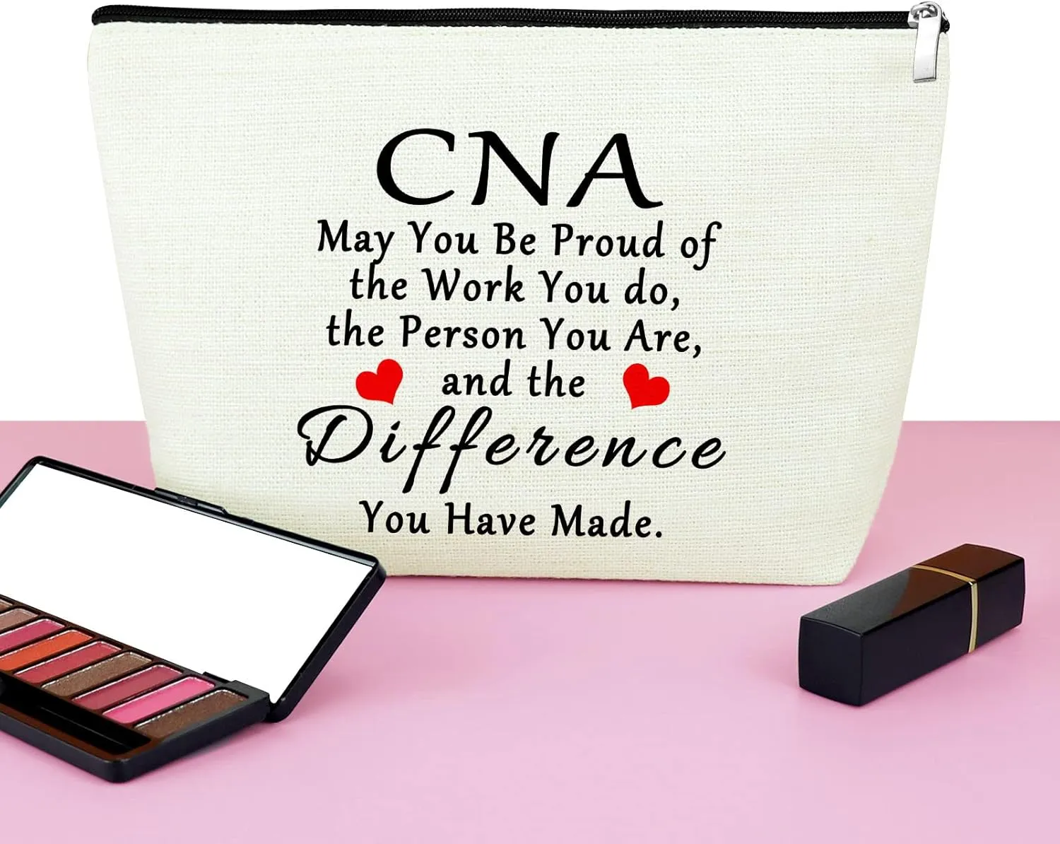 3Pcs CNA Makeup Bag Set Certified Nursing Assistant Gifts