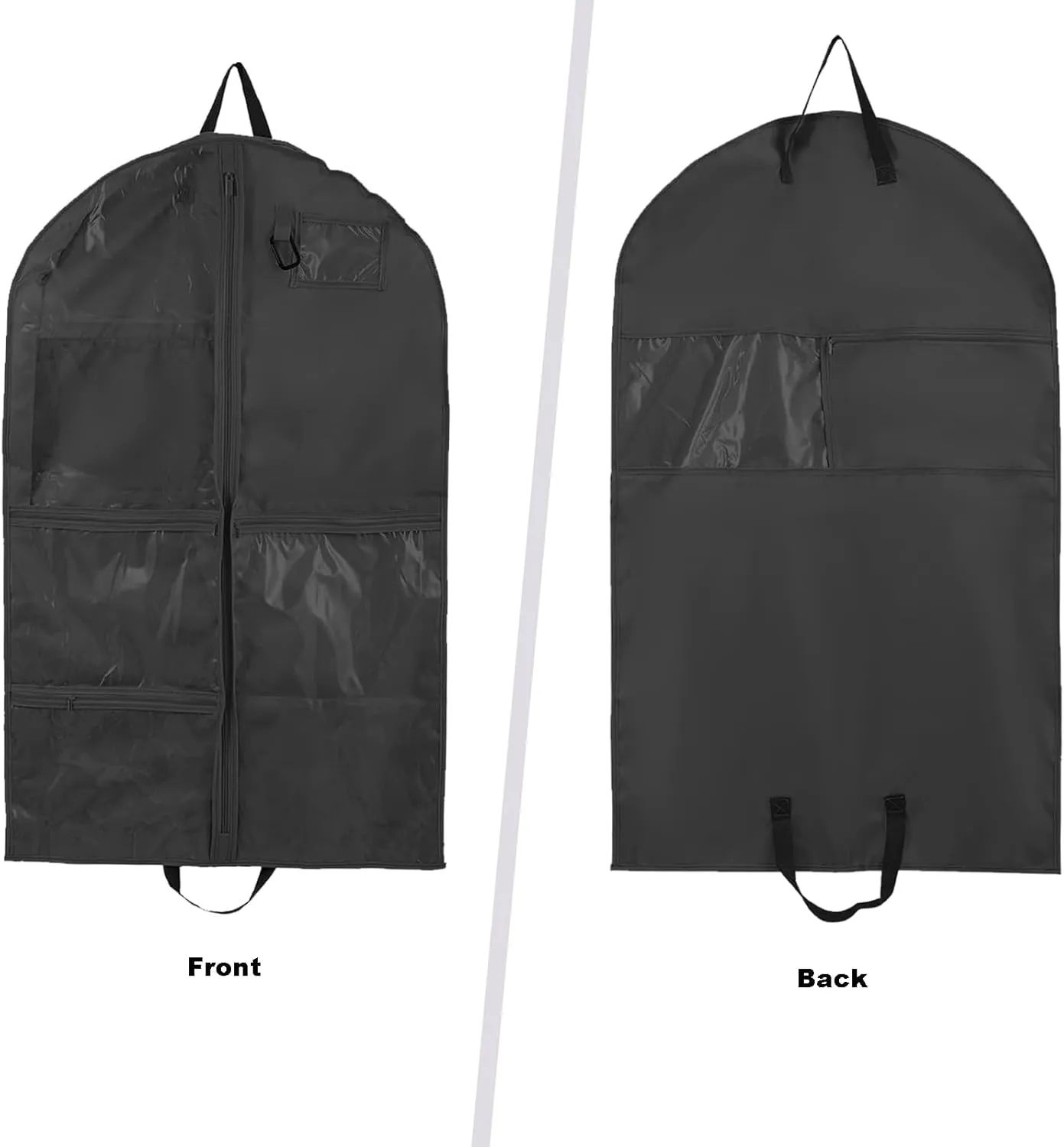 40Inch Travel Storage Hanger for Dance Competitions - Waterproof Kids Garment Bags (Purple, 2 Pack)
