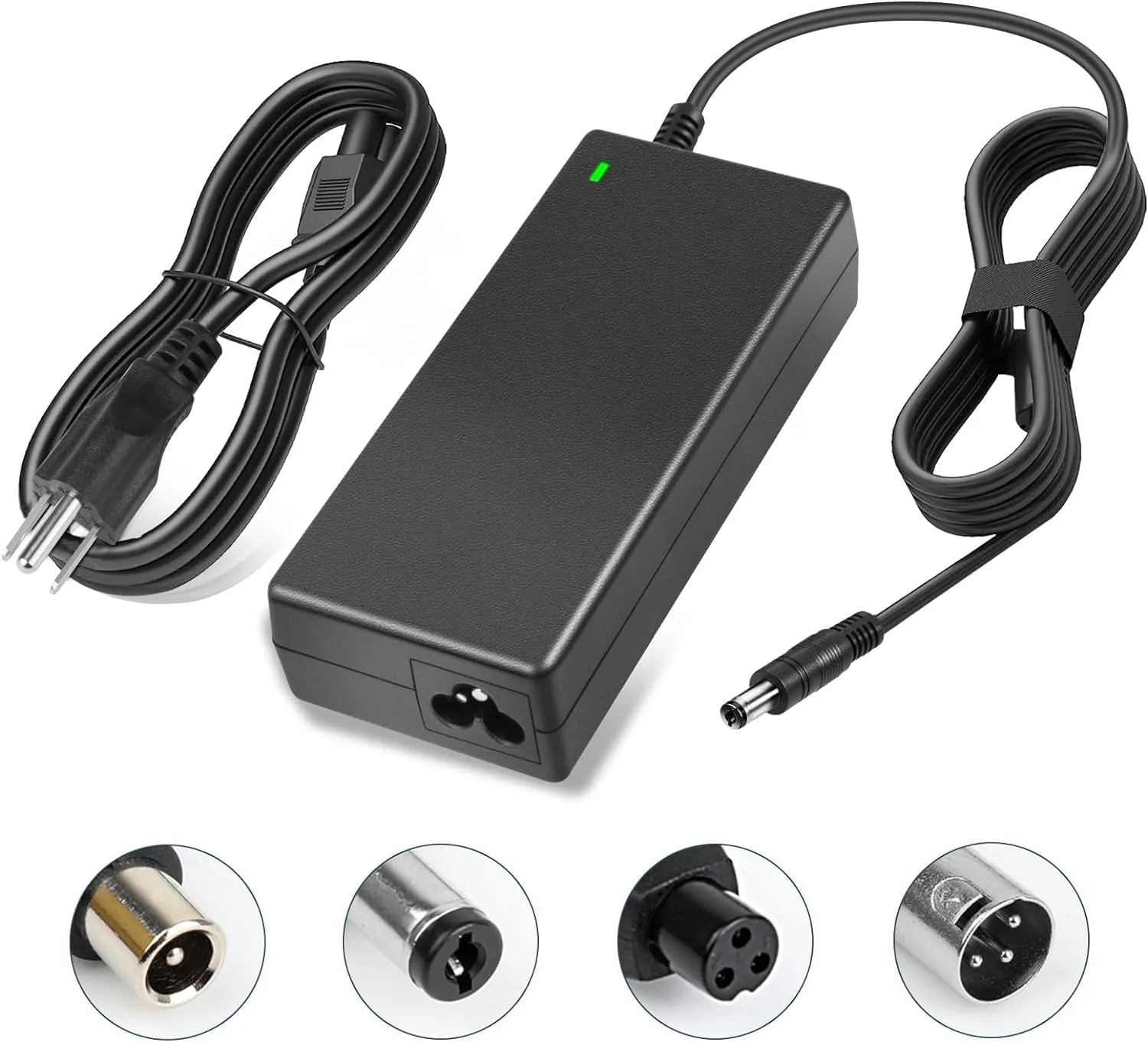 42V 2A Charger with 5 Plugs Connections, for Razor/Jetson/Voyage, Gotrax, Ninebot Electric Charger for 36V 10S Li-ion Battery