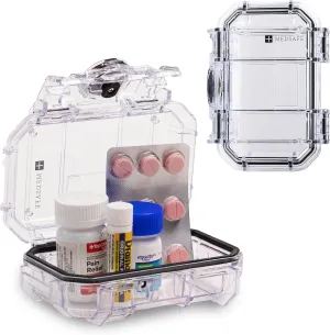 52 Personal Medical Locking Storage Container - Lockable Container for Storing Medications While On The Road Or at Home! CHILDPROOF!! NO Supplies Included (MedSafe)