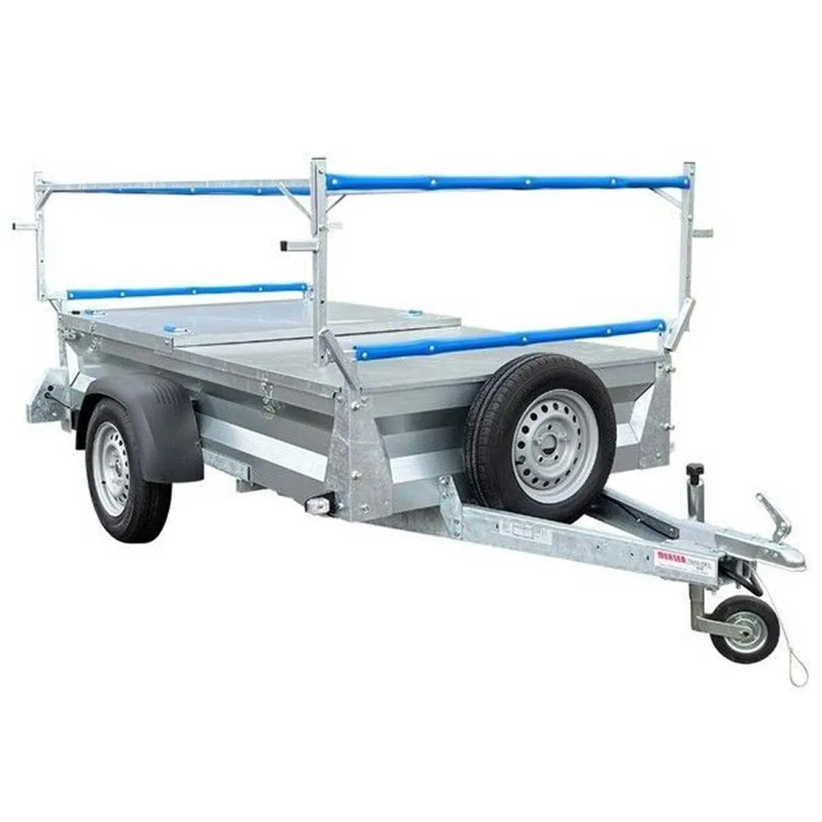 6'x4' Box Trailer With 600mm Racks For 2 Toppers (Additional Mid Bars)