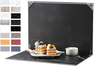 8Pcs 16Patterns Table Top Small Food Background Kit Makeup Product Shooting Backdrop Photo Backdrop Board Product Photography for Mini Items Photography and Video Recording(Small Size 16.5x11.7in)