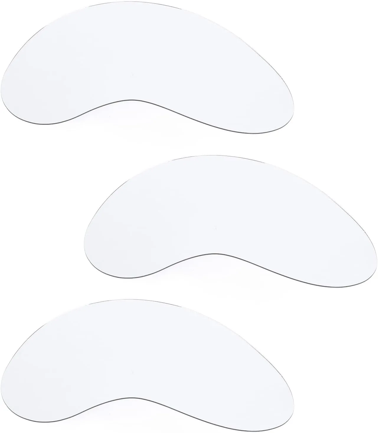 Acrylic Mirror Photography Prop,3 Pcs Silver Geometric Shape Reflective Display Board for Product Photography Decoration with Modern Elegant Design