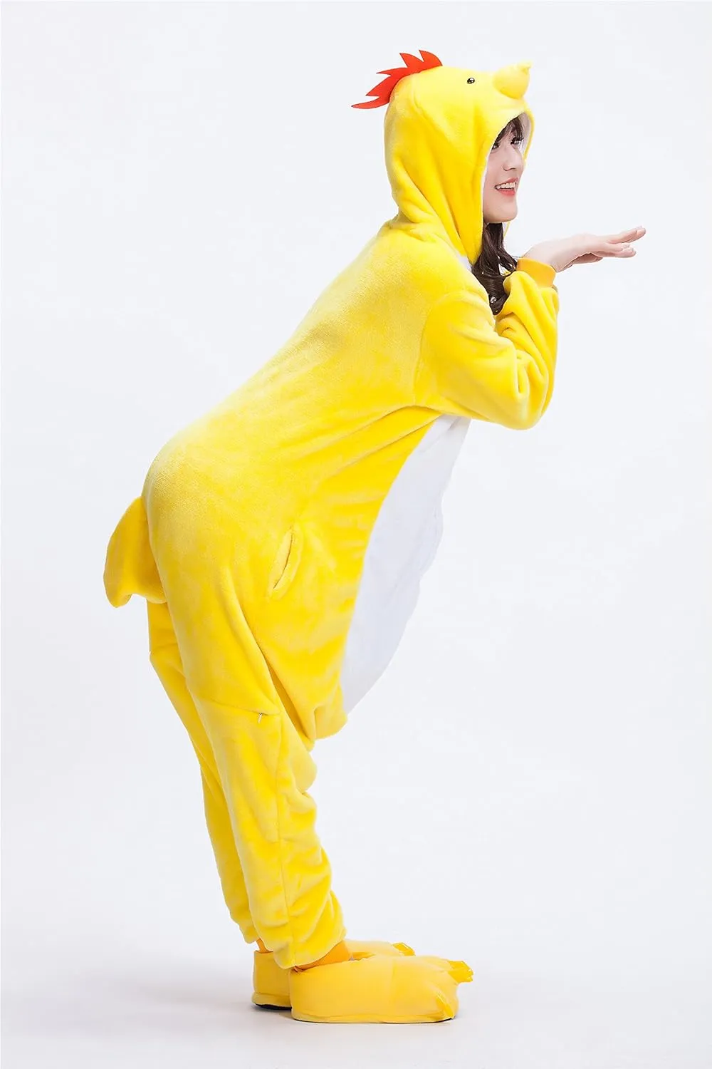 Adult Chicken Kigurumi Animal Costume Pajamas Homewear Lounge Wear