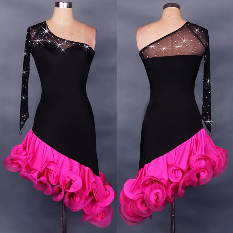 Adult Latin Dance Costume Latin Dance Costume Latin Skirt Competition Costume Latin Dance Costume