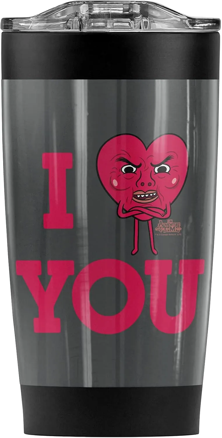 Adventure Time Ricardio Valentine'S Day Stainless Steel Tumbler 20 oz Coffee Travel Mug/Cup, Vacuum Insulated & Double Wall with Leakproof Sliding Lid | Great for Hot Drinks and Cold Beverages