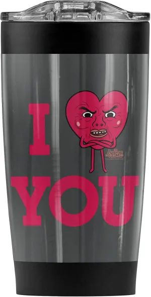 Adventure Time Ricardio Valentine'S Day Stainless Steel Tumbler 20 oz Coffee Travel Mug/Cup, Vacuum Insulated & Double Wall with Leakproof Sliding Lid | Great for Hot Drinks and Cold Beverages