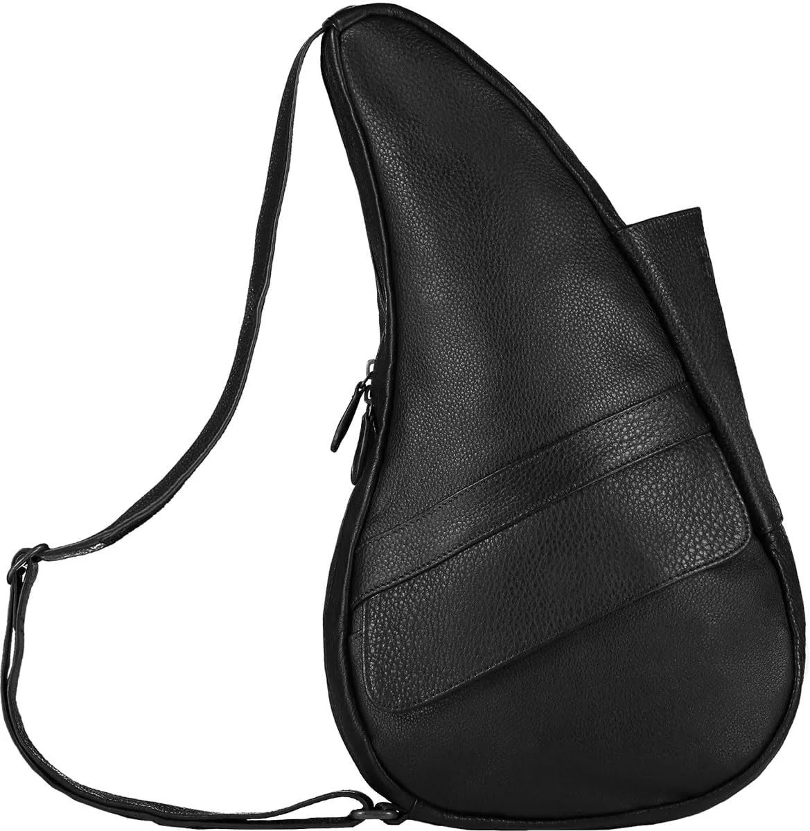 AmeriBag 17" Leather Crossbody Sling Healthy Back Bag