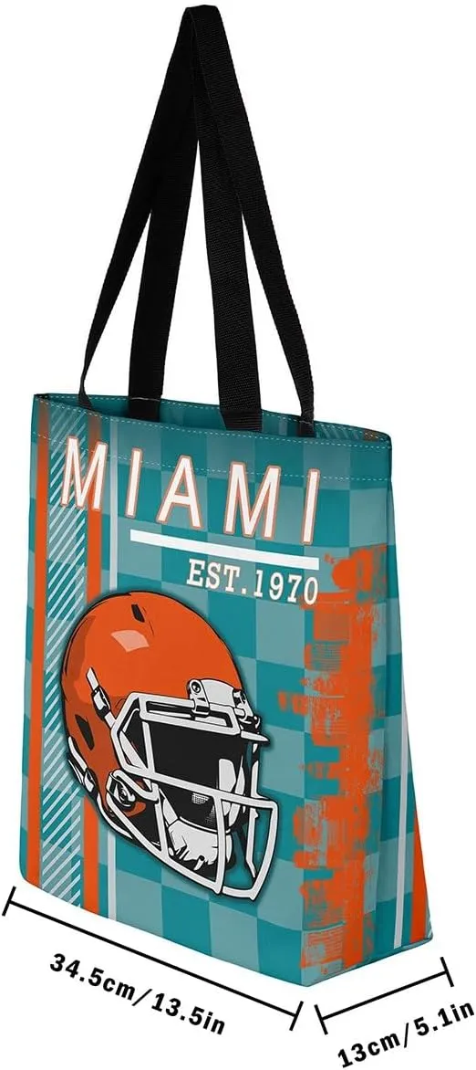 American Football City Canvas Tote Bag Football Sports Ball Game Travel Shopping Bag,Teen Rugby Helmet