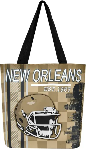 American Football City Canvas Tote Bag Football Sports Ball Game Travel Shopping Bag,Teen Rugby Helmet