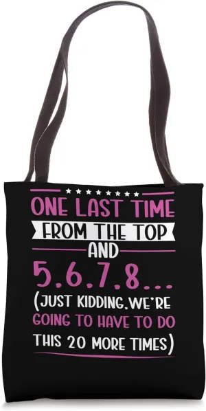 And 5, 6, 7, 8 Dancing Funny Dance Teacher Choreography Tote Bag