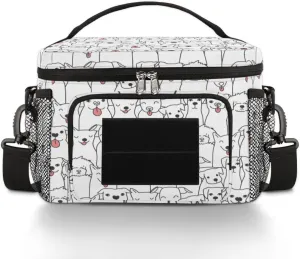 Animation Dog Lunch Bag, Lunch Box, Lunch Box for Men, Cooler Bag, Tactical Lunch Box, Lunch Bag Women, Lunchbox, Mens Lunch Boxes for Work, Insulated Lunch Bag