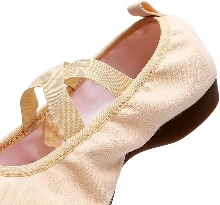 AOQUNFS Women’s Latin Dance Shoes Close Toe Ballroom Dance Practice Shoes