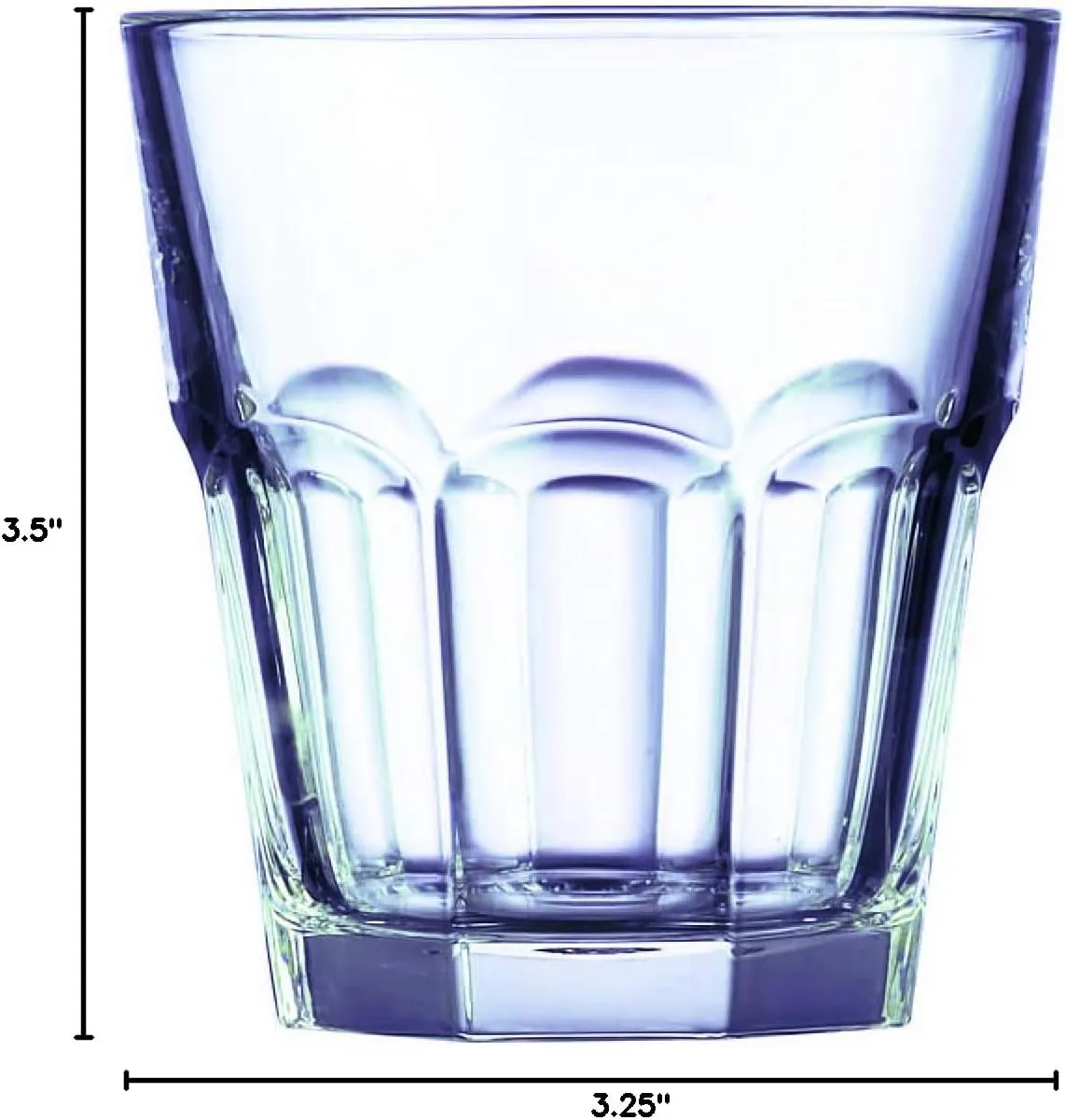 Arcoroc Arc Cardinal Fully Tempered Gotham Rocks Glass, 8-Ounce, Clear, Case of 36