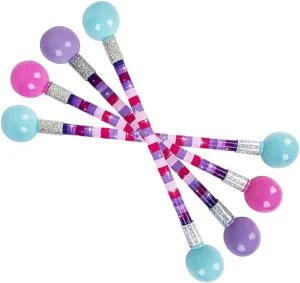 ArtCreativity Plastic 16” Inch Twirl Batons Set of 4 in Assorted Color Blue, Pink & Purple for Kids Age 3 , Great Gift for Birthday & Holiday, Party Favor, Marching Bands Sport Games and Parades