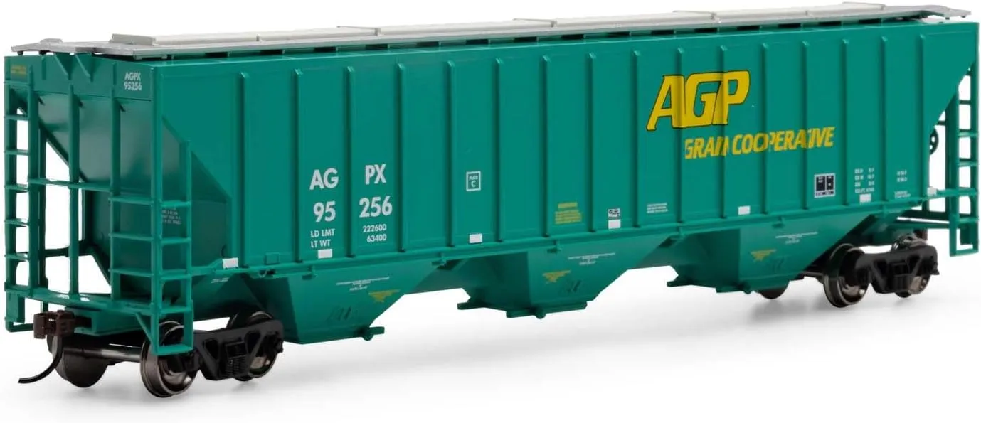 Athearn HO PS4740 Covered Hopper AGPX #95256 ATH22271 HO Rolling Stock