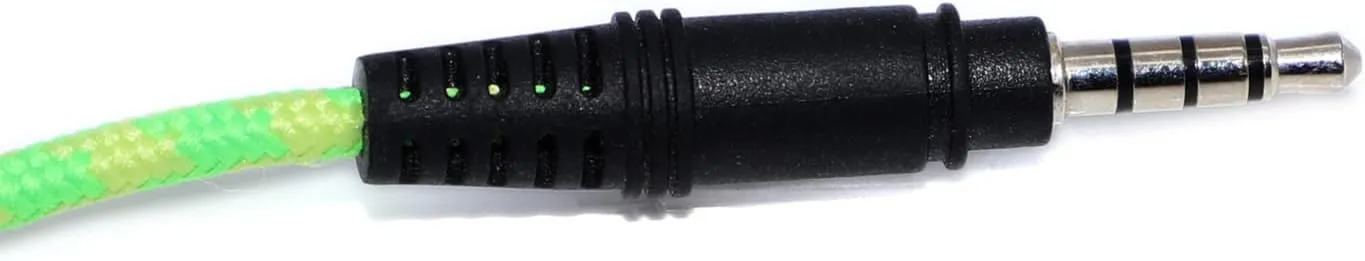 Avid AE-36 Green On-Ear Stereo Headphones with Boom Microphone (10-Pack)