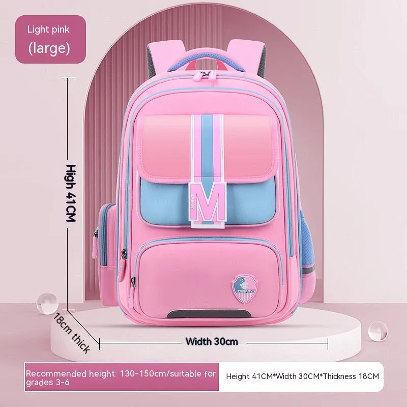 Baby Burden Relief Spine Protection Primary School Student Schoolbag Large Capacity Lightweight Children Backpack