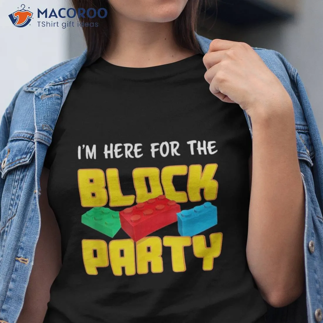 Back To School I'm Here For The Block Party Teacher Student Shirt