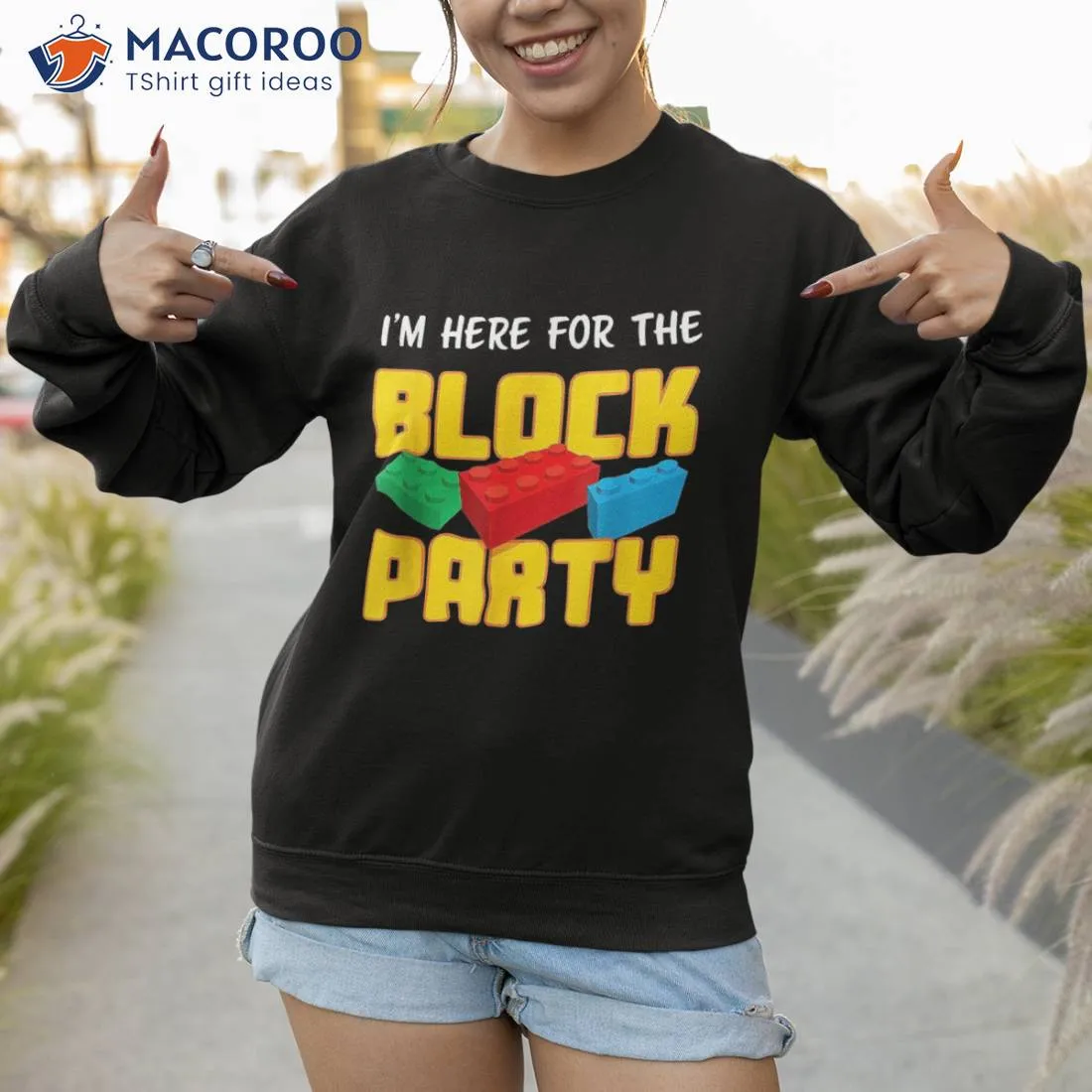 Back To School I'm Here For The Block Party Teacher Student Shirt