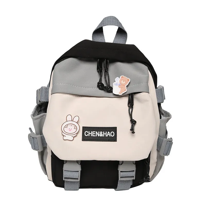 Backpack Korean Style Student Multi-pocket Fashion Backpack Junior High School Student College Schoolbag