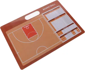 Basketball Clipboard Lightweight Folding Write Board Tool for Sports Matches Printed Design for Full Half Court Strategy Multi Functional Hanging Feature