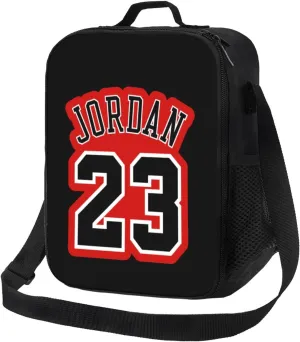 Basketball Number 23 Unisex Men Women Lunch Bag Lunch Box Across Heat Retaining Portable Tote Bags