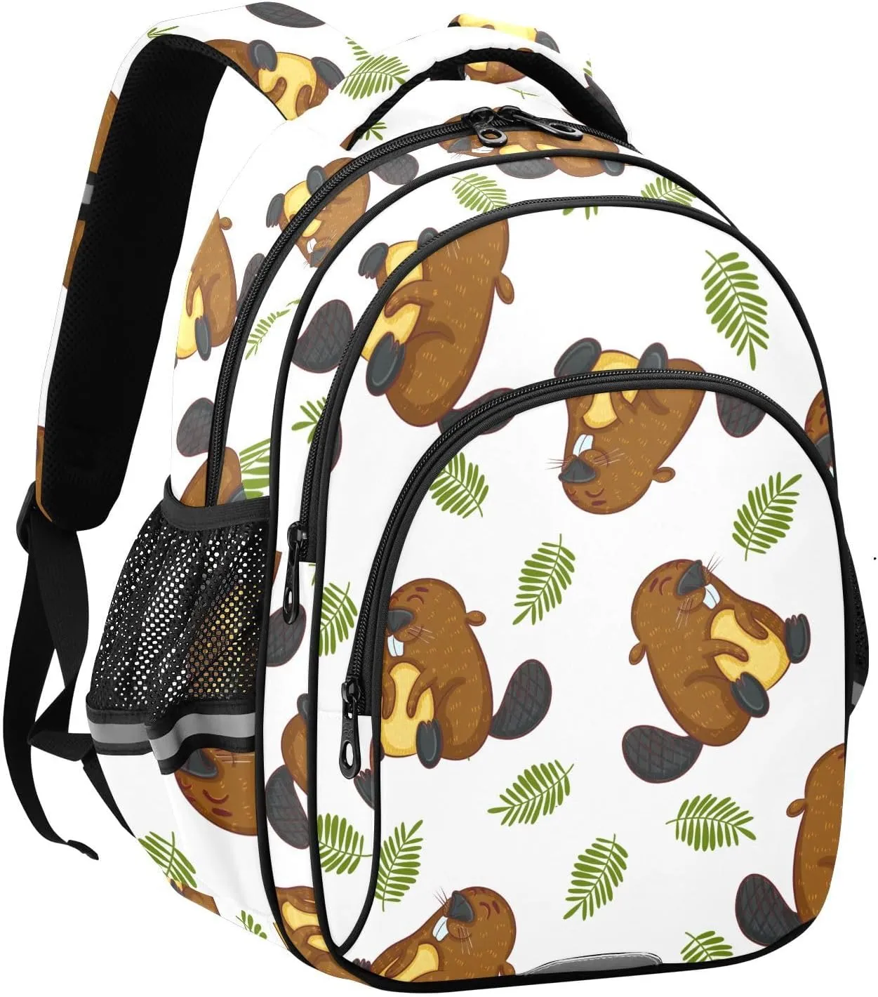 Beaver and Branch Backpack for Kids Elementary School Bag Boys Girls Bookbag Travel Backpack Daypack