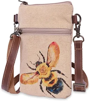 Bee - Wristlet Wallets for Women, Crossbody Sling Bags, Tote Bag, Book Bag, Cell Phone Purse, Small Pouch