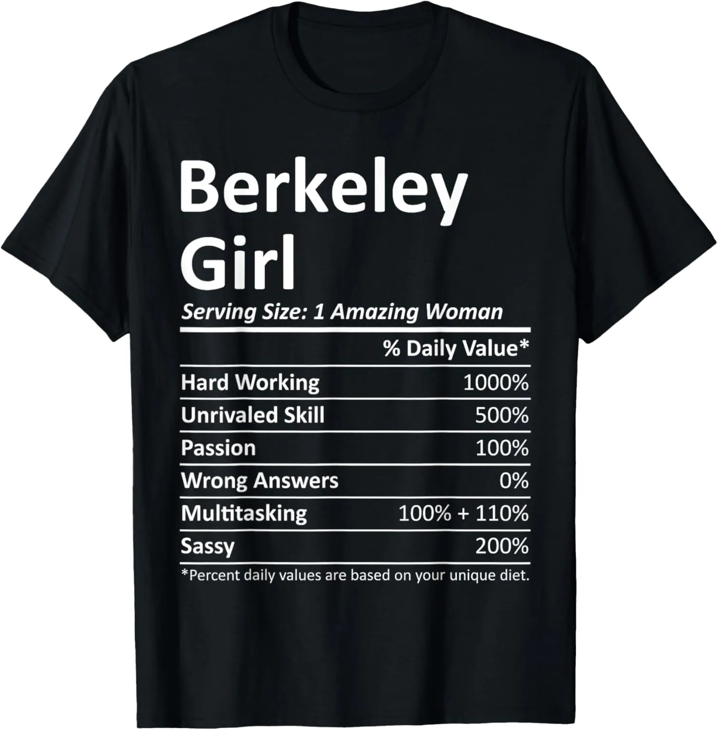 BERKELEY GIRL CA CALIFORNIA Funny City Home Roots USA Gift T-Shirt