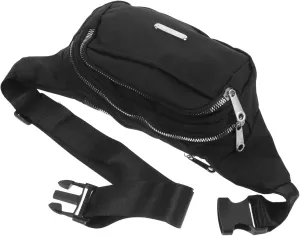 BESTYASH Women's Fashionable Double Zippered Waist Bag Crossbody Phone Pouch Belt Bag Sports Waist Pack Polyester