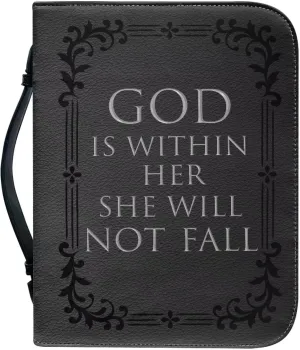 Bible Cover Case PU Leather Book Cover for Women Girls, Large Capacity Scripture Bag Bible Cover Bags