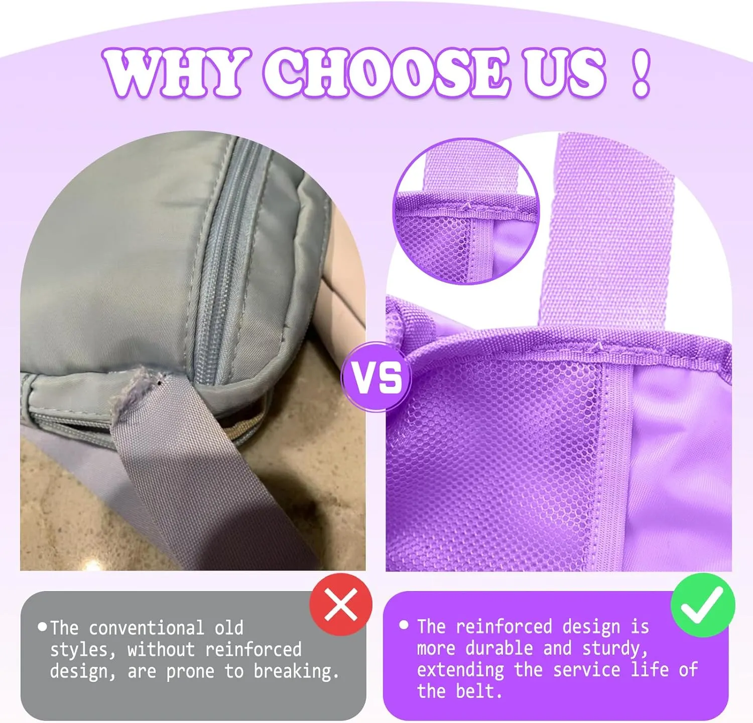 Birthday Gifts for 4 5 6 7 8 9 10 11 12 13 Year Old Girls, Crossbody Bags Fanny Pack with Initial Letter Patch Cute Stuff for Women Girls Teens (S, Purple)