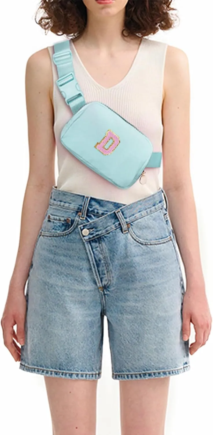 Birthday Gifts for 4 5 6 7 8 9 10 11 12 13 Year Old Girls,Graduation Gifts for Teens Kids Daughter Sister Her,Fanny Pack Crossbody Bag Belt Bag Cute Trendy Stuff | Blue,D
